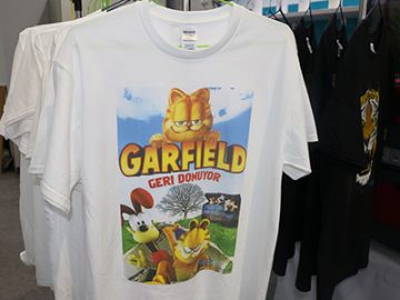 Biely displej T tričko